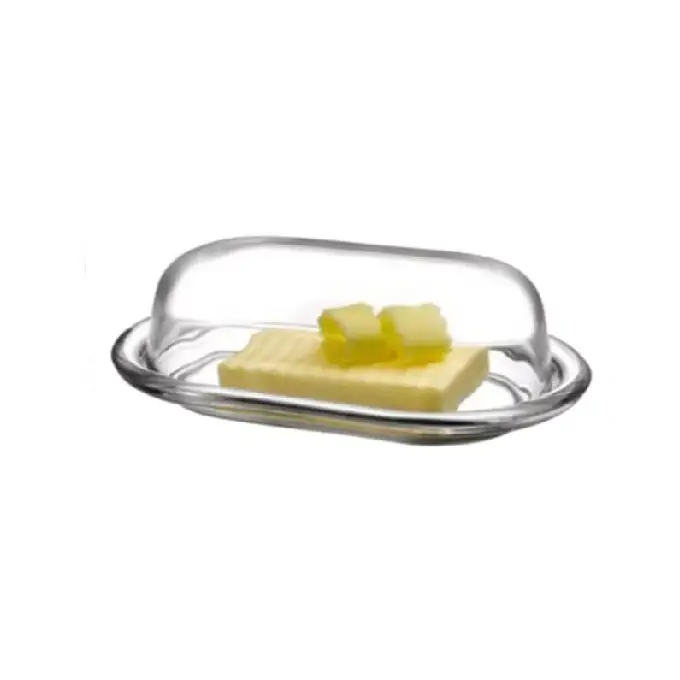 Beurrier avec couvercle en verre